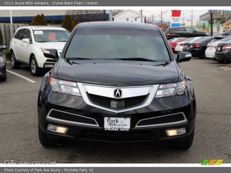 Crystal Black Pearl / Umber 2011 Acura MDX Advance