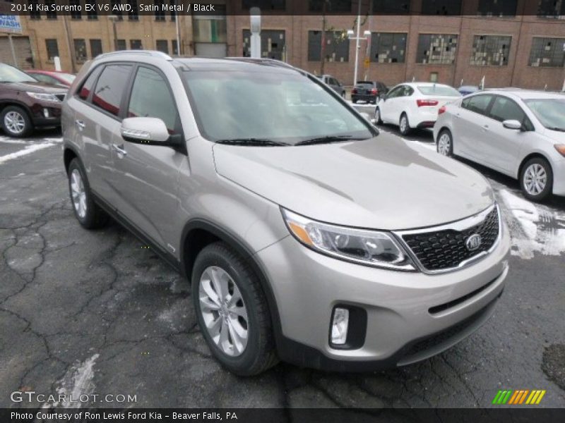 Satin Metal / Black 2014 Kia Sorento EX V6 AWD