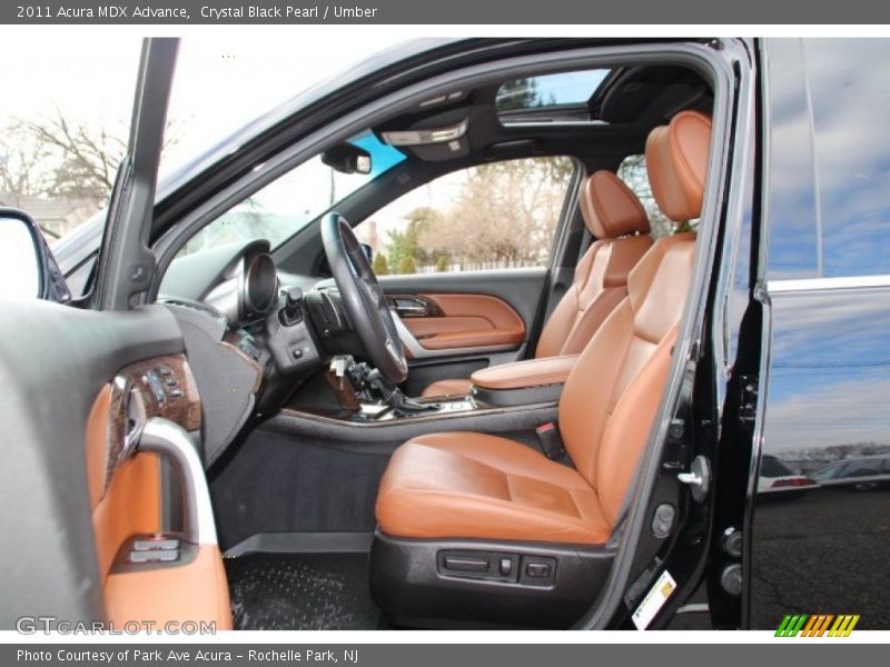 Front Seat of 2011 MDX Advance