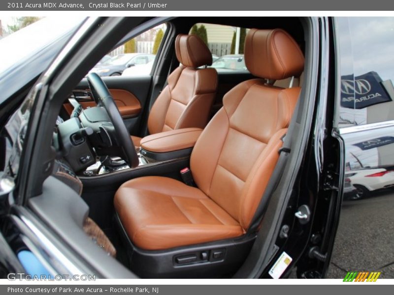 Crystal Black Pearl / Umber 2011 Acura MDX Advance