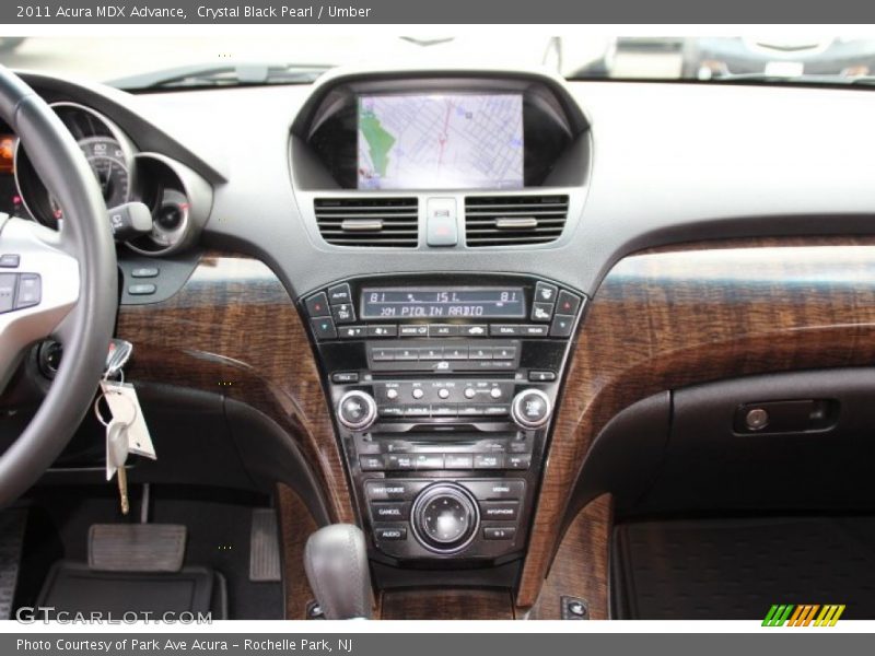 Crystal Black Pearl / Umber 2011 Acura MDX Advance