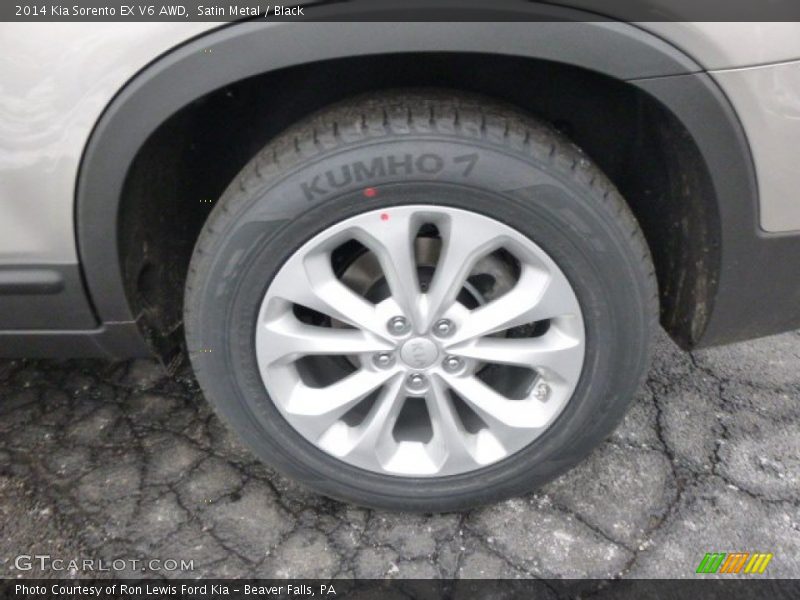 Satin Metal / Black 2014 Kia Sorento EX V6 AWD