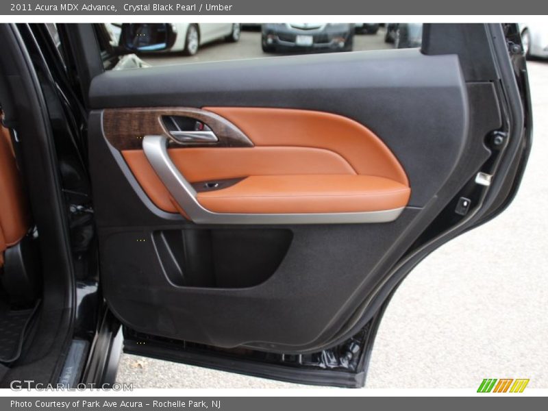 Crystal Black Pearl / Umber 2011 Acura MDX Advance
