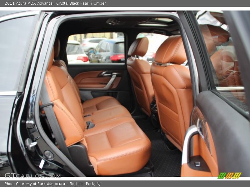 Crystal Black Pearl / Umber 2011 Acura MDX Advance