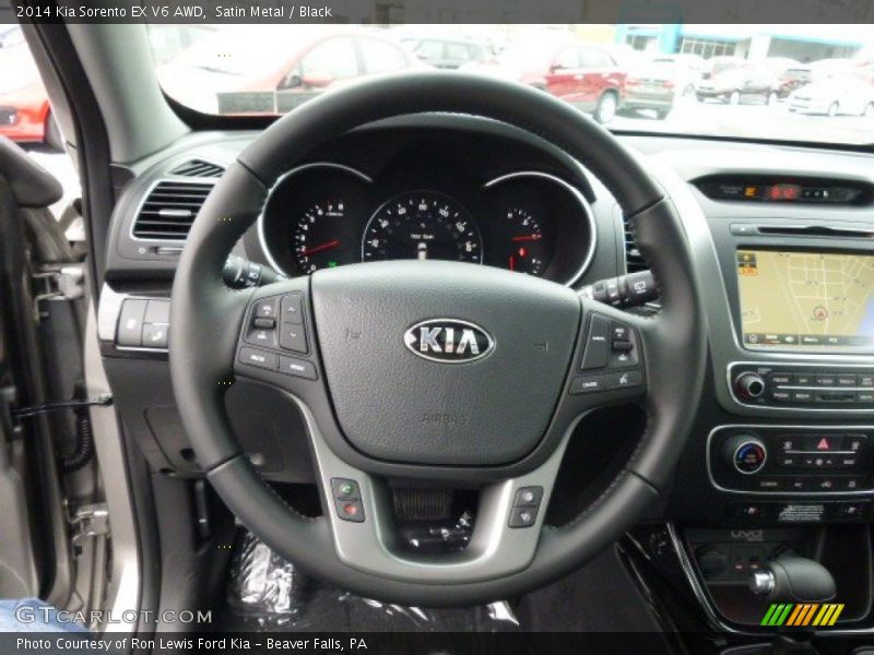 Satin Metal / Black 2014 Kia Sorento EX V6 AWD