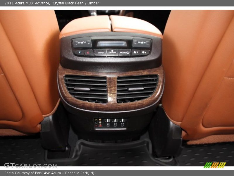 Crystal Black Pearl / Umber 2011 Acura MDX Advance