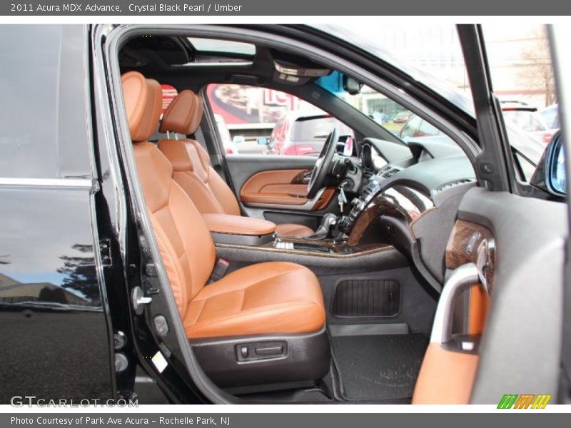 Crystal Black Pearl / Umber 2011 Acura MDX Advance