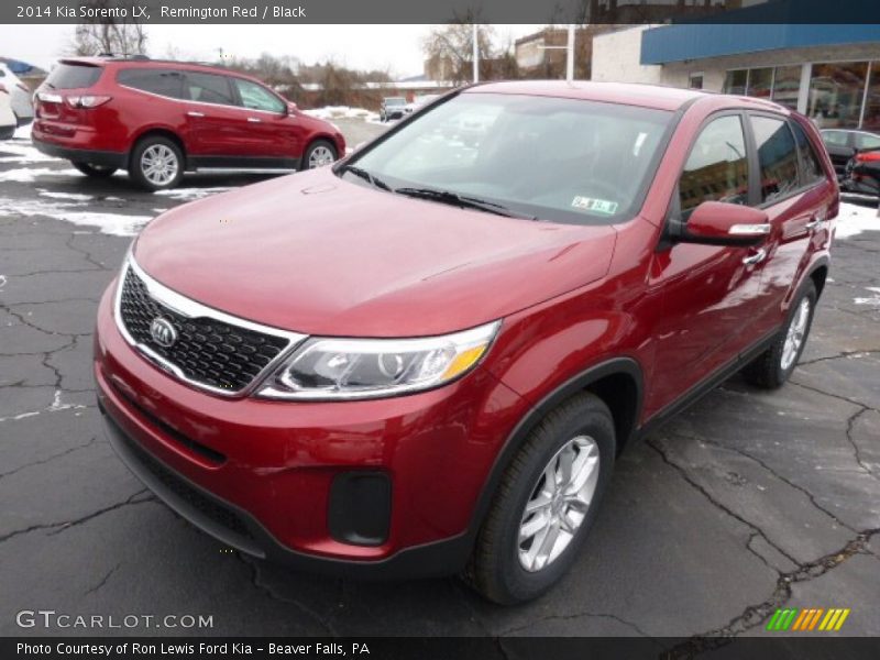 Remington Red / Black 2014 Kia Sorento LX