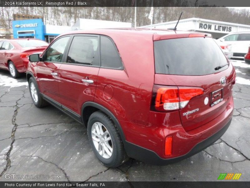 Remington Red / Black 2014 Kia Sorento LX