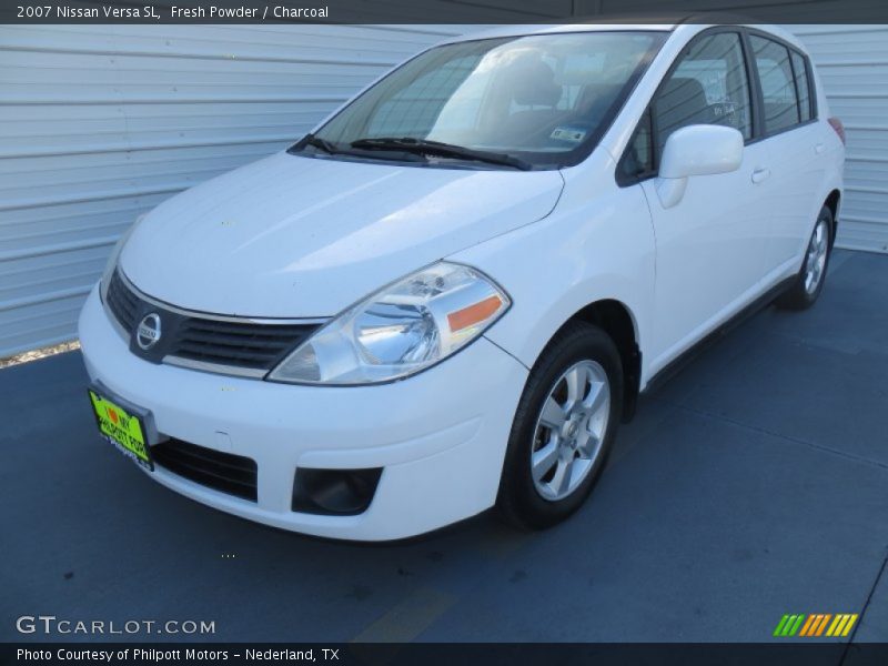 Fresh Powder / Charcoal 2007 Nissan Versa SL