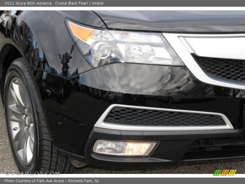 Crystal Black Pearl / Umber 2011 Acura MDX Advance