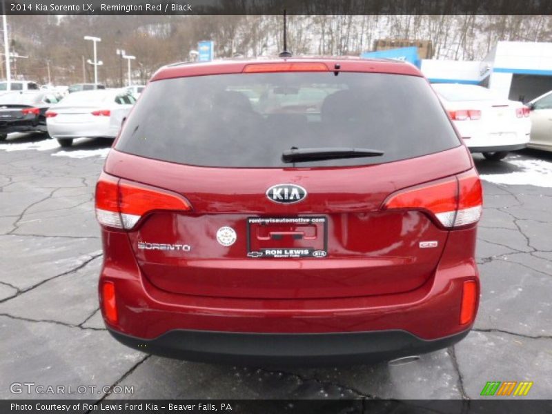 Remington Red / Black 2014 Kia Sorento LX