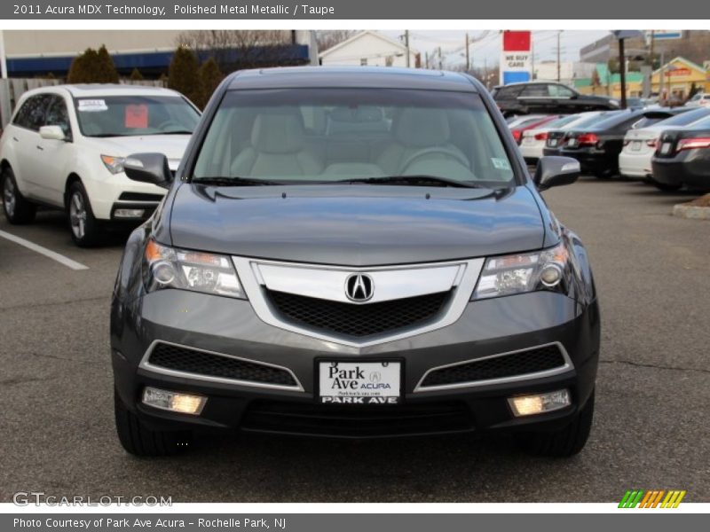 Polished Metal Metallic / Taupe 2011 Acura MDX Technology