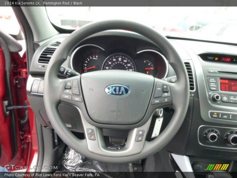 Remington Red / Black 2014 Kia Sorento LX