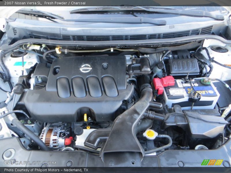 Fresh Powder / Charcoal 2007 Nissan Versa SL