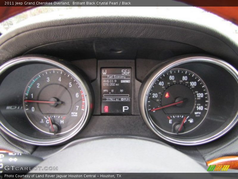  2011 Grand Cherokee Overland Overland Gauges