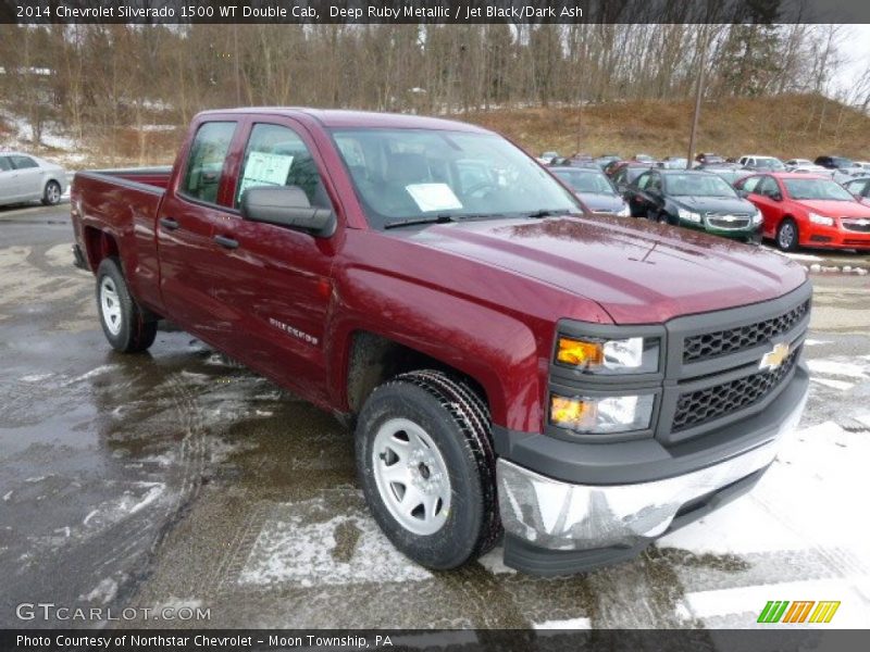 Front 3/4 View of 2014 Silverado 1500 WT Double Cab