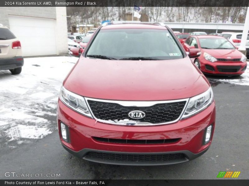 Remington Red / Black 2014 Kia Sorento LX AWD