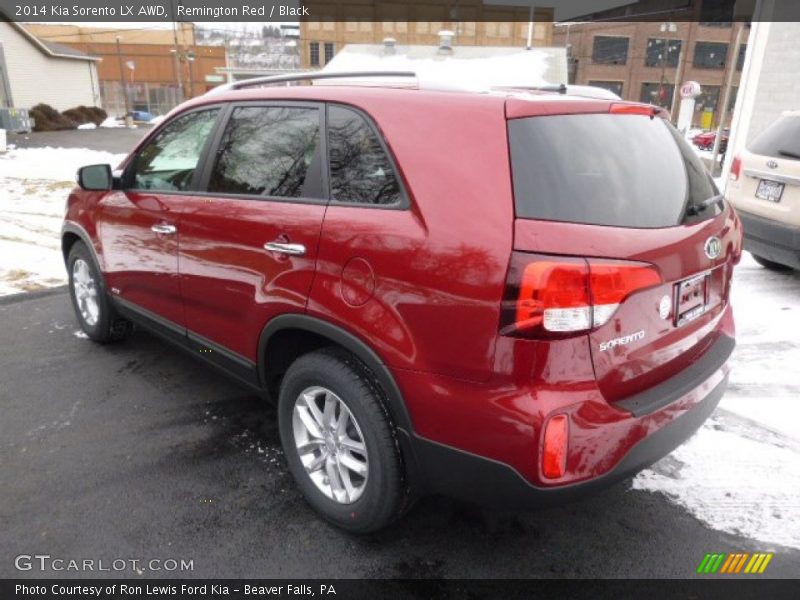 Remington Red / Black 2014 Kia Sorento LX AWD