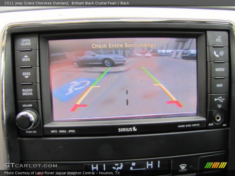 Controls of 2011 Grand Cherokee Overland