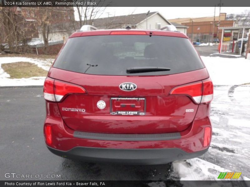 Remington Red / Black 2014 Kia Sorento LX AWD