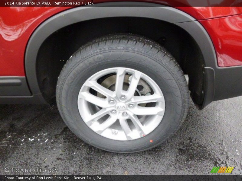 Remington Red / Black 2014 Kia Sorento LX AWD