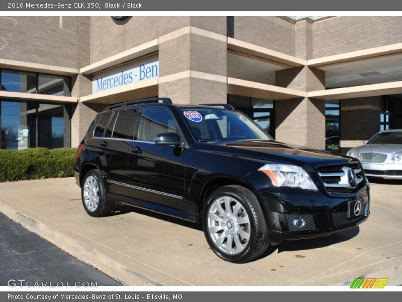 Black / Black 2010 Mercedes-Benz GLK 350