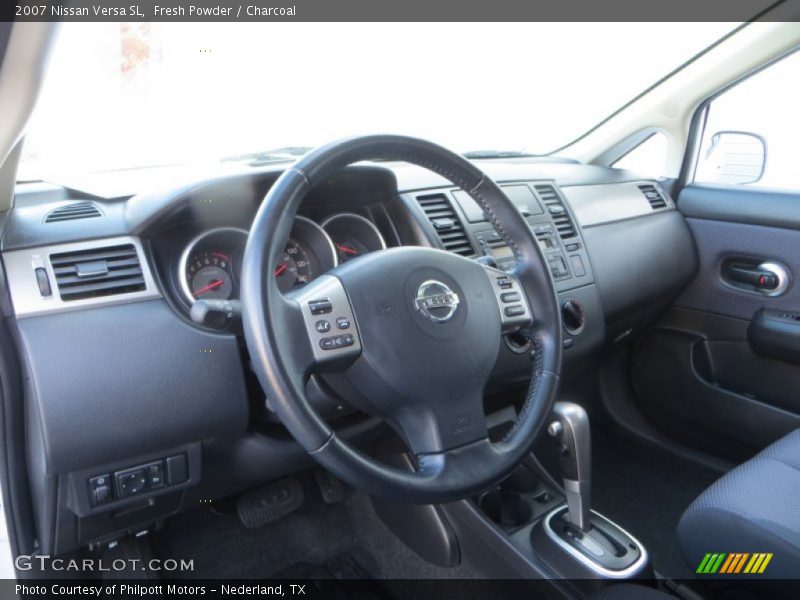 Fresh Powder / Charcoal 2007 Nissan Versa SL