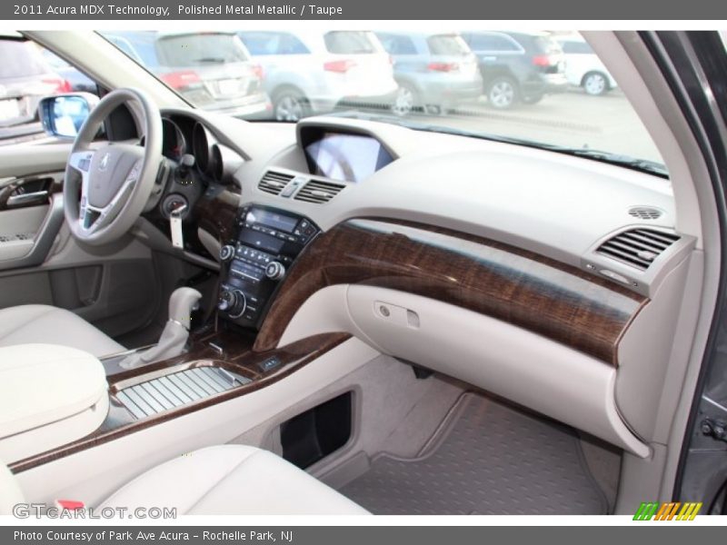 Polished Metal Metallic / Taupe 2011 Acura MDX Technology