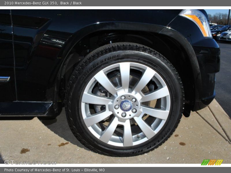 Black / Black 2010 Mercedes-Benz GLK 350
