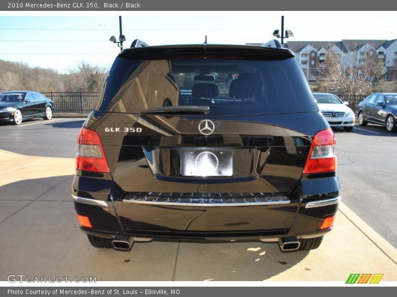 Black / Black 2010 Mercedes-Benz GLK 350