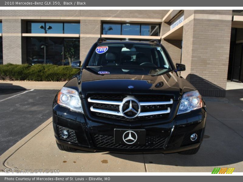 Black / Black 2010 Mercedes-Benz GLK 350