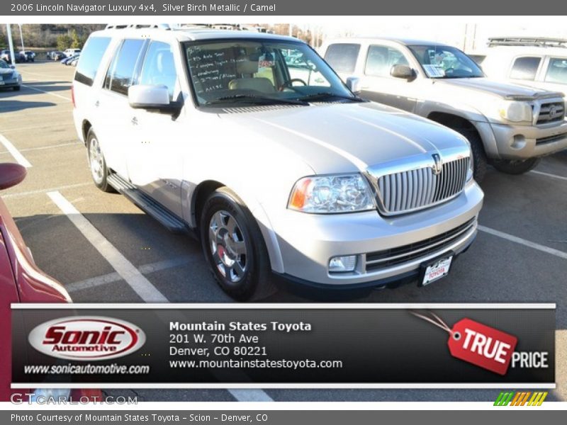 Silver Birch Metallic / Camel 2006 Lincoln Navigator Luxury 4x4