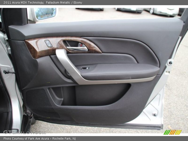 Palladium Metallic / Ebony 2011 Acura MDX Technology