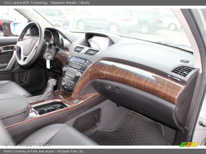 Palladium Metallic / Ebony 2011 Acura MDX Technology