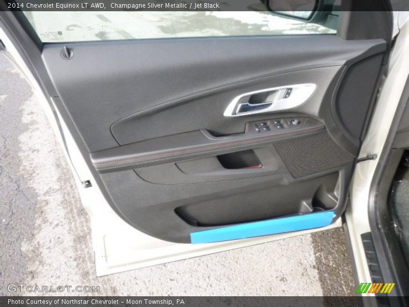 Champagne Silver Metallic / Jet Black 2014 Chevrolet Equinox LT AWD