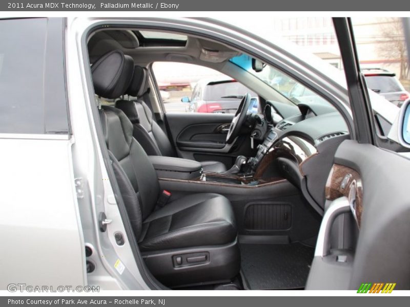 Palladium Metallic / Ebony 2011 Acura MDX Technology