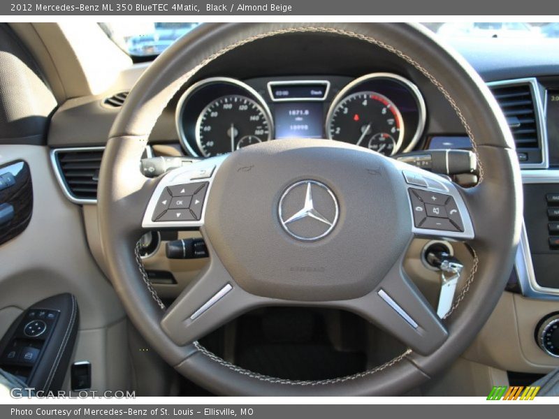 Black / Almond Beige 2012 Mercedes-Benz ML 350 BlueTEC 4Matic