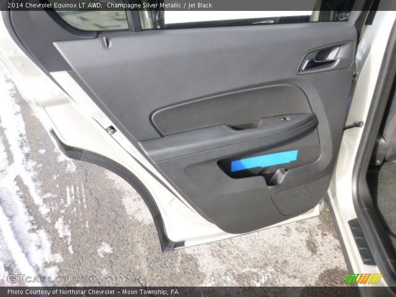 Champagne Silver Metallic / Jet Black 2014 Chevrolet Equinox LT AWD