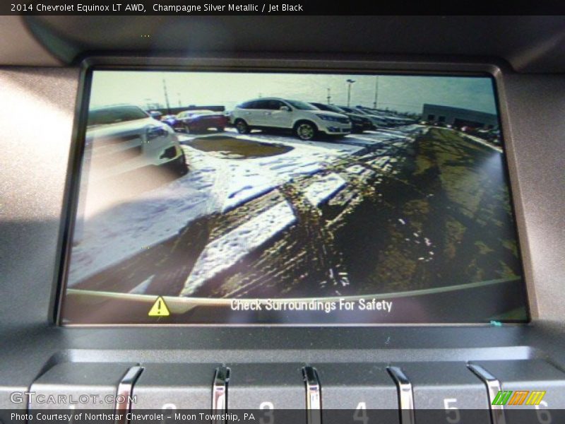 Champagne Silver Metallic / Jet Black 2014 Chevrolet Equinox LT AWD