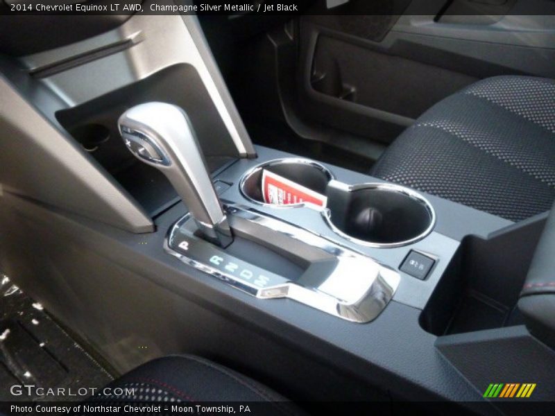Champagne Silver Metallic / Jet Black 2014 Chevrolet Equinox LT AWD