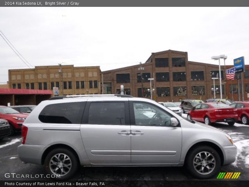 Bright Silver / Gray 2014 Kia Sedona LX