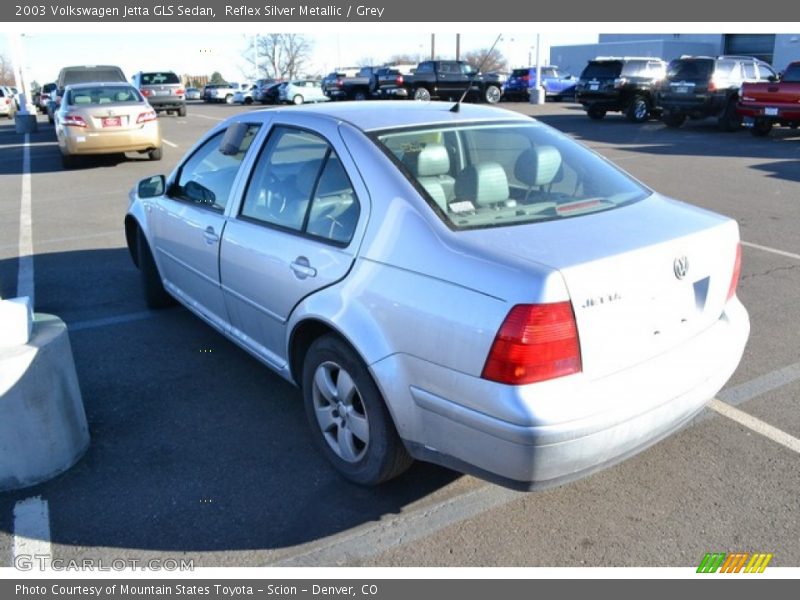 Reflex Silver Metallic / Grey 2003 Volkswagen Jetta GLS Sedan