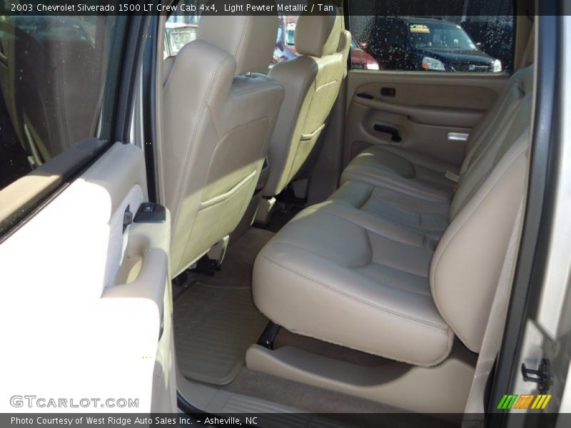 Light Pewter Metallic / Tan 2003 Chevrolet Silverado 1500 LT Crew Cab 4x4
