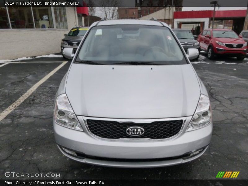 Bright Silver / Gray 2014 Kia Sedona LX