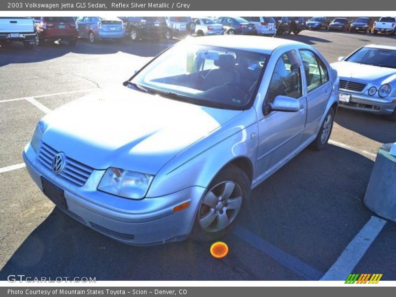 Reflex Silver Metallic / Grey 2003 Volkswagen Jetta GLS Sedan