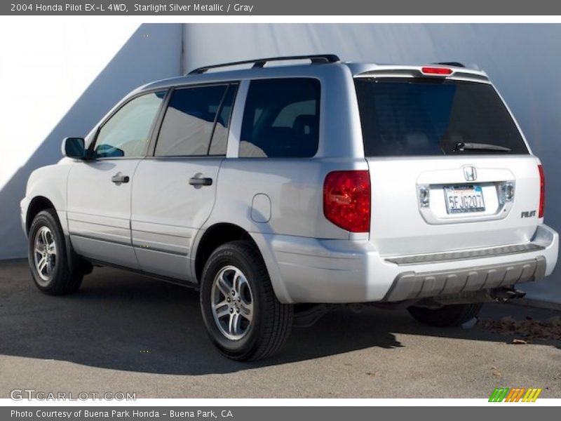 Starlight Silver Metallic / Gray 2004 Honda Pilot EX-L 4WD