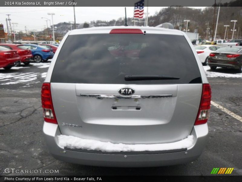 Bright Silver / Gray 2014 Kia Sedona LX