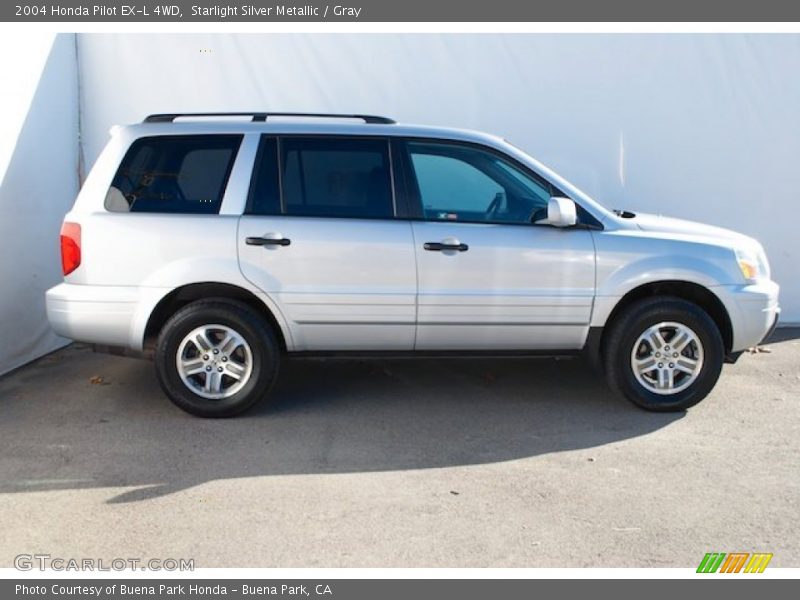 Starlight Silver Metallic / Gray 2004 Honda Pilot EX-L 4WD