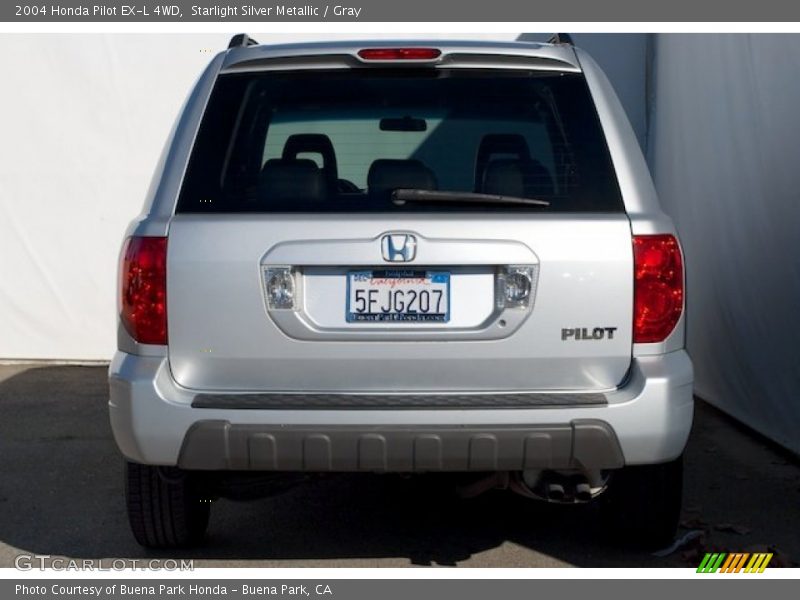 Starlight Silver Metallic / Gray 2004 Honda Pilot EX-L 4WD